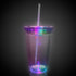 LED Light Up 18 Oz Large Double Wall To Go Tumbler - Multi Color
