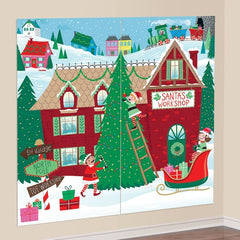 Santa's Workshop Scene Setter