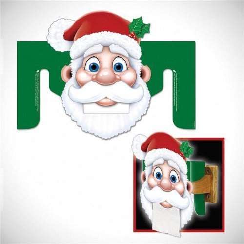 Santa Toilet Paper Holder Decoration