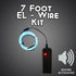 7 Feet EL Wire Kit Sound Activated
