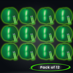 24 Inch Glow in The Dark Green Beach Ball - Pack of 12