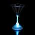 LED Light Up Flashing 7 Oz Martini Glass - Multicolor