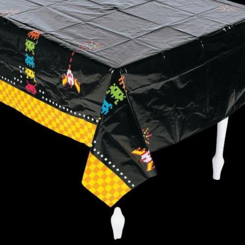80's Party Plastic Tablecloth