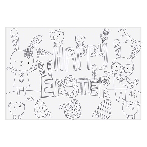 Easter Color-In Placemats
