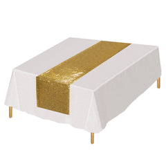 Gold Sequin Table Runner