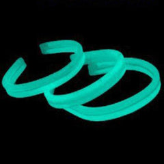 8 Inch Twister Glow sticks Bracelets Aqua