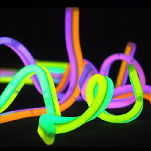 8 Inch Twister Bi-Color Glow Stick Bracelets