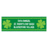Shamrocks St. Patricks Day Custom Banner - Small