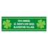 Shamrocks St. Patricks Day Custom Banner - Small