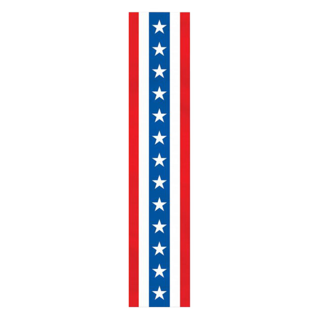 Stars & Stripes Fabric Column Bunting | PartyGlowz