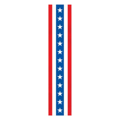 Stars & Stripes Fabric Column Bunting