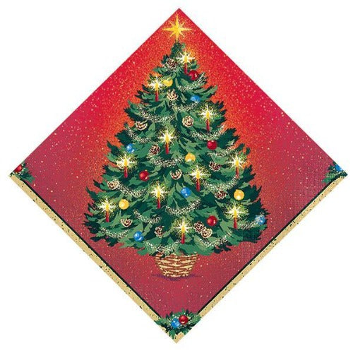 Christmas Tree Lunch Napkins