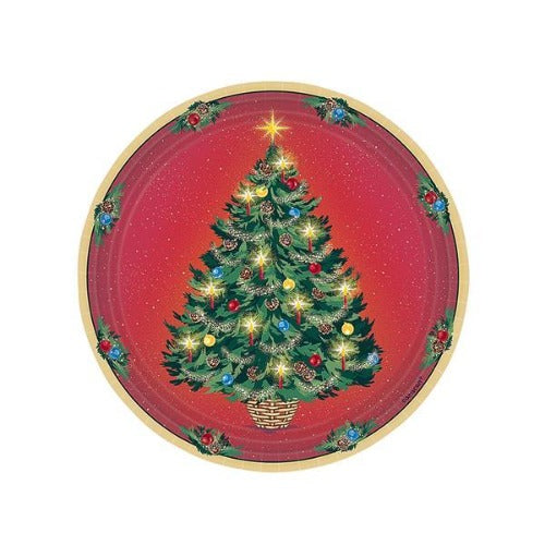 Christmas Tree 7" Plates