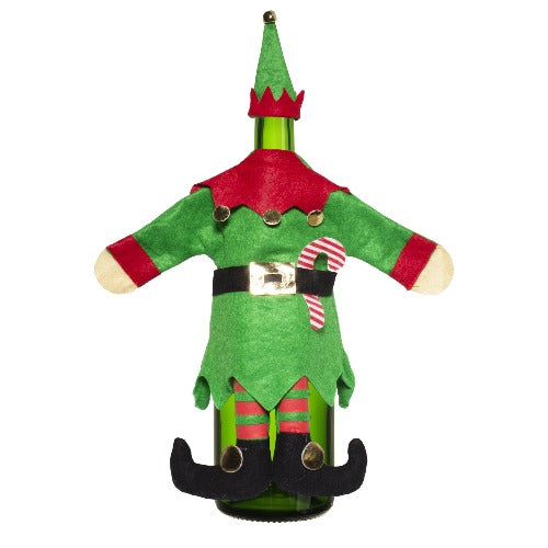 Elf Wine Bottle Cover
