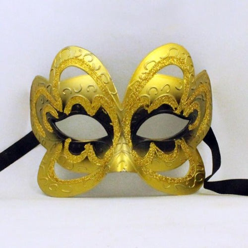 Black Venetian Face Mask