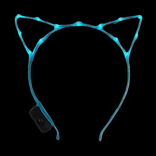LED Light Up Kitty Cat Ear Headband