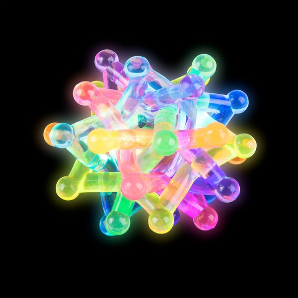 3 Light-Up Star Twist Ball