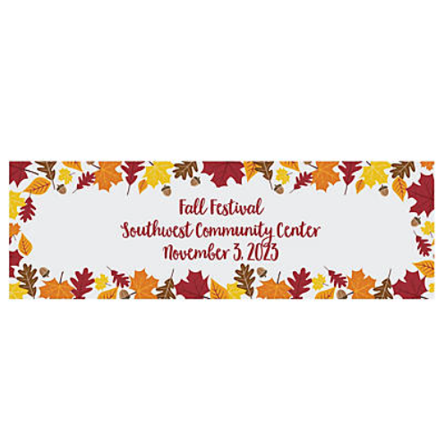 Fall Custom Banner - Large