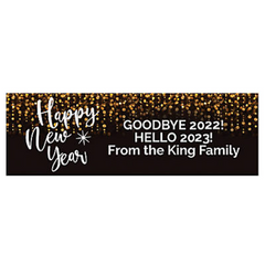 Happy New Year Custom Banner - Medium