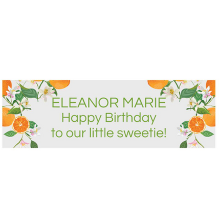 Little Clementine Custom Banner - Large