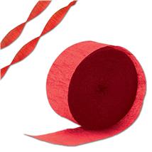 Red Crepe Streamer | PartyGlowz