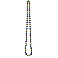 Purple, Green And Gold Berry Bead Necklace