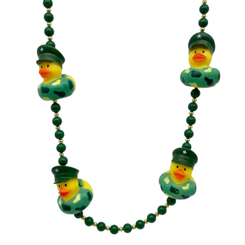 42 Military Rubber Duck Mardi Gras Beads