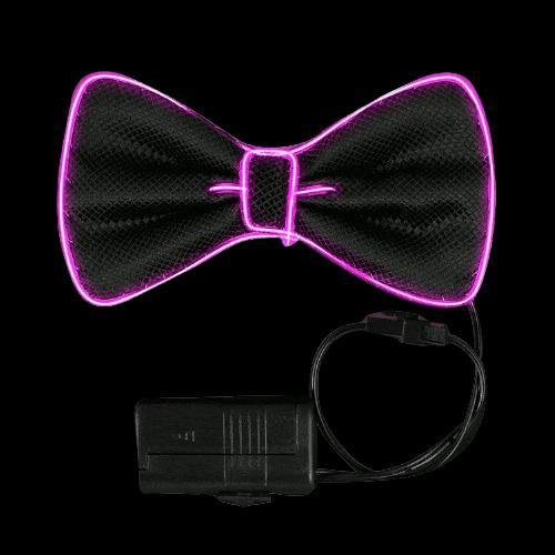 EL Wire Bow Tie