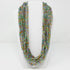 27" Multi Color Glass Bead Necklace