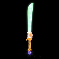 27" Light-Up Saber Tooth Tiger Sword