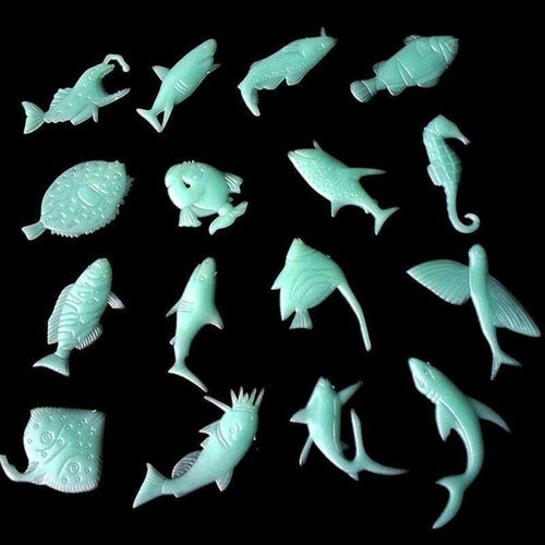 Glow In The Dark Fish Stickers