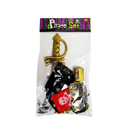 Pirate Set With Sword And Treasures