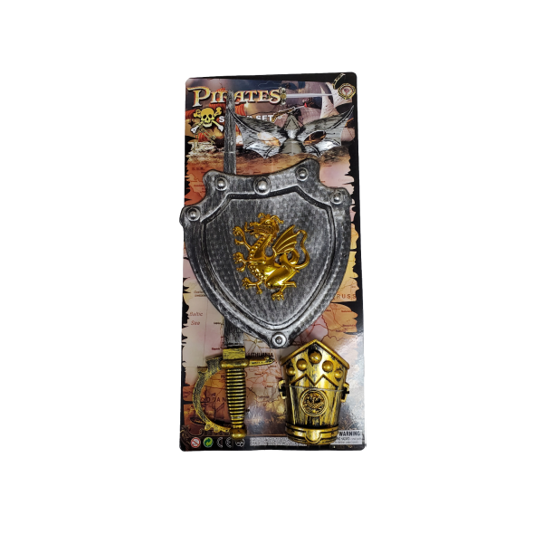 4 Piece Pirate Sword Set