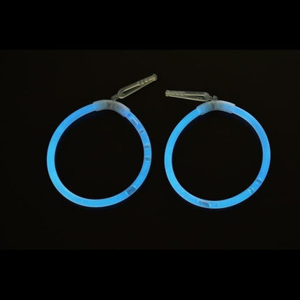 Glow In The Dark Hoop Earrings - Single Color