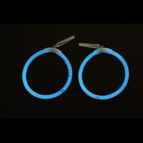 Glow In The Dark Hoop Earrings - Single Color