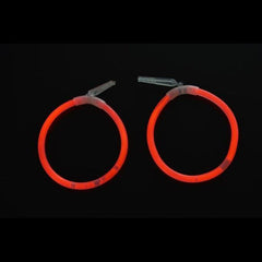 Glow In The Dark Hoop Earrings - Single Color