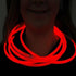 22 Inch Premium Jumbo Red Glow Sticks Necklaces