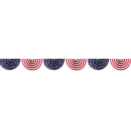 Patriotic Fan Bunting Garland | PartyGlowz