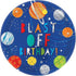 Space Blast Off Birthday Dinner Plates