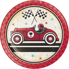 Race Car Paper Dessert Plates