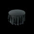 Black Round Plastic Tablecloth