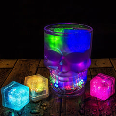 LED Light Up 14 Oz Acrylic Skull Mug