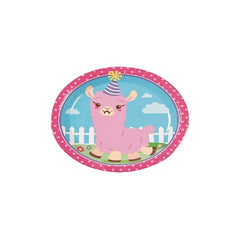 Adorable Baby Llama Party Dinner Plates