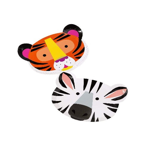 Safari Party Animal Shaped Plates