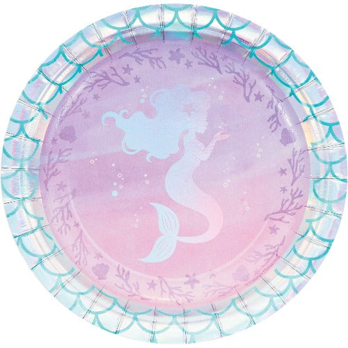 Mermaid Party Dessert Plates