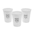 Alcohol Kills Germs Personalized Plastic Print Cups