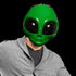 LED Light Up Alien Mask