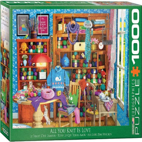 All You Knit Is Love 1000pc Puzzle
