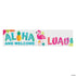 Aloha & Welcome Luau Custom Banner - Small