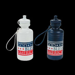 18 Oz God Bless America Plastic Water Bottles